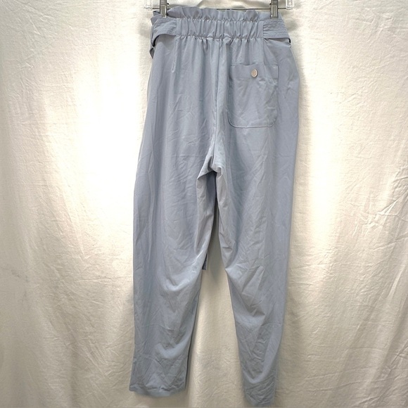 ATHLETA Skyline II Pants Tie Paperbag Waist Sky Blue Size 8 - Picture 4 of 10